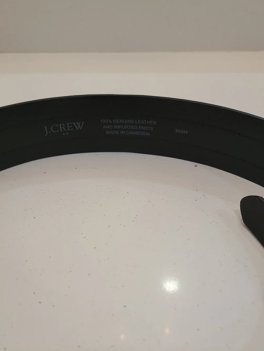 J.Crew Black Leather Belt - Picture 2 of 9